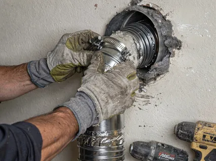 Dryer Vent Hose Installation in Commerce