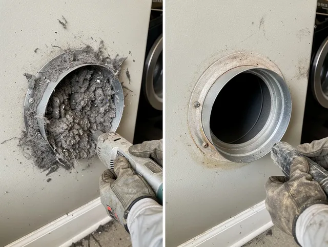 Professional clogged vent cleaning by Commerce Dryer Vent Cleaning in Commerce