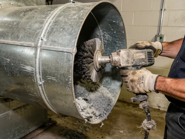 Industrial-grade dryer vent cleaning by Commerce Dryer Vent Cleaning in Commerce
